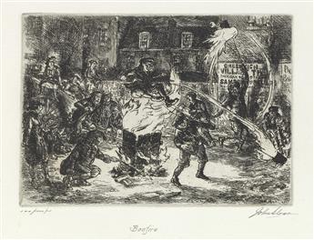 JOHN SLOAN Shine, Washington Square.